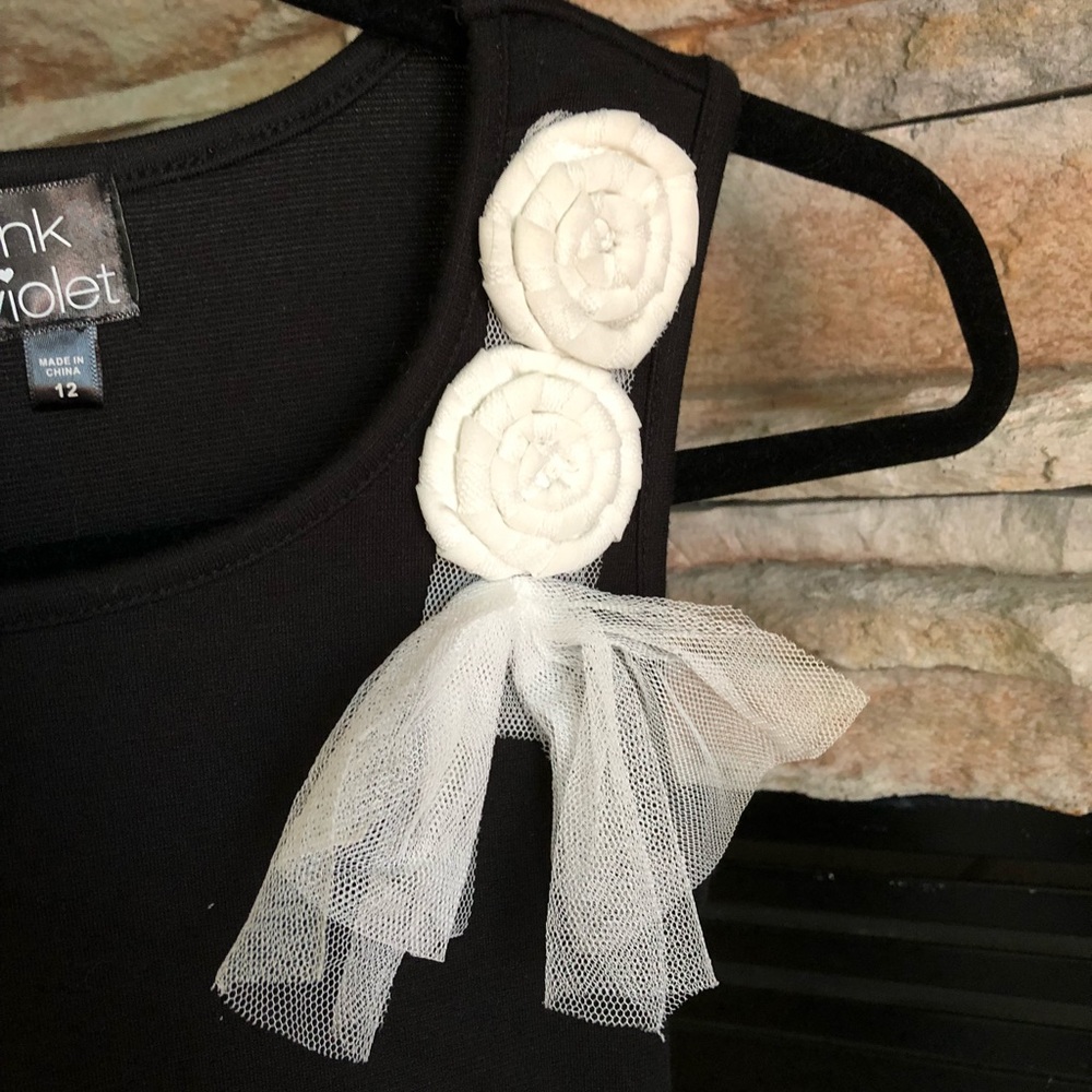 Pink & violet dress - Picture 5 of 6